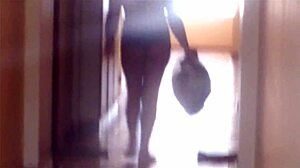 couple engages in outdoor public amateur activities