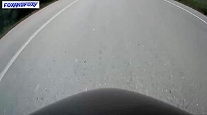 Risky quickie blowjob in outdoor public toilet