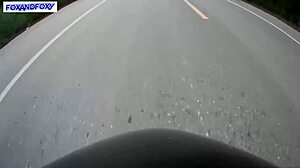 Risky quickie blowjob in outdoor public toilet