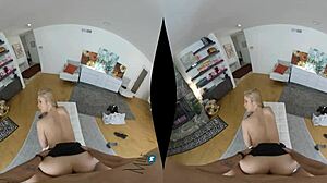 Sarah Vandella SUCKS that MONSTER COCK in MILFVR scene!