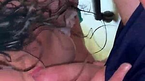 Sucking My Cock And Fucking In The Garage!