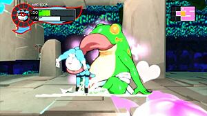 These furry guys suck monster cocks in a secret onsen gangbang orgy with condoms.