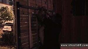 Wow, watch Goldie experience her first time with extreme dildo fucking while bound! 😲