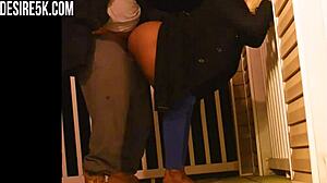 Watch this MILF suck cock at the bar? So hot!