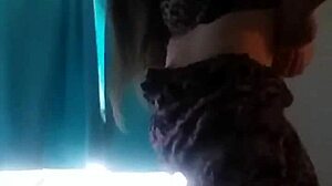 she got naked and showed her brunette ass