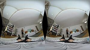 Sarah Vandella SUCKS that MONSTER COCK in MILFVR scene!