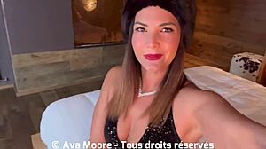 Intense Quick Fuck Ends with Huge Facial for New Year