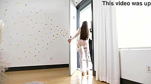 Feeling Horny and Wet Hopping on His Cock