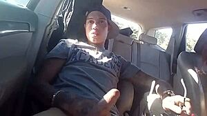 Whoa that was a lot of cum from big cock blowjob