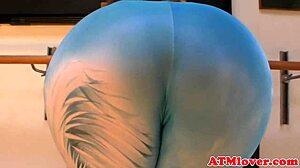 Chubby Babe Toys Pussy in High Heels Fetish