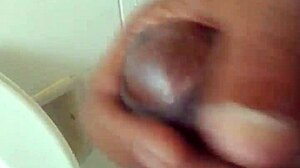 My cock jerking off hard until cum explodes everywhere in intense pleasure