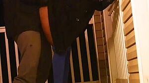 Watch this MILF suck cock at the bar? So hot!