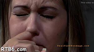 Horny gal gets teased with oral pleasures