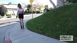 Gorgeous Brunette Gets Nasty Anal Fuck