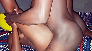 Chubby Neighbor Bent Over for Big Black Cock in Bed