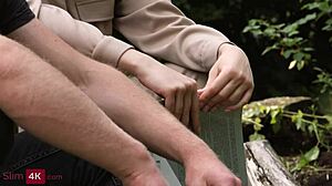 The sexy hottie Amalia Davis gets distracted from reading by her boyfriend. 😏