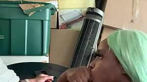 Neighbor Helps Move With Big Black Cock Deepthroat