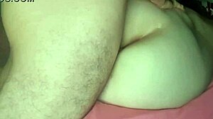 My wife gets her shaved pussy cumshot at home