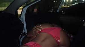 Wife bent over for strangers in dogging while hubby watches! 😈