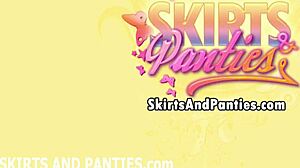 i want to flash my little 18+ panties under my skirt!