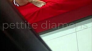 i secretly watch my latina university companion giving blowjob outdoors