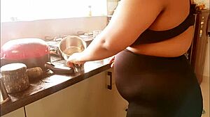 Watch this Indian cheating wife with big tits getting caught!