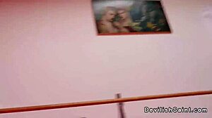 Fetish lesbian threesome anal and oral action