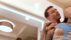 Inked slut craves hardcore anal pounding every time. She gets wild with that intense cock action.