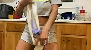 Anna Maria Dances While Doing Dishes