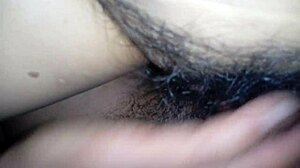 My Wife Shows Her Hairy Vagina With Legs Open