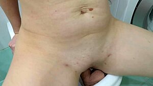 Fucking Huge Dildo For Boyfriend's Close-Ups