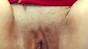 Mature Brunette Flashes Natural Tits While Pissing and Exposing Open Pussy