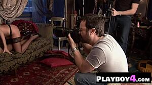 Sweet Busty Model Jennifer Kennedy Feels Exposed in Intimate Photo Session