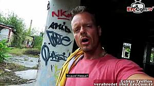 deutsche latina milf picked up on erocom date, met and outdoor fucked