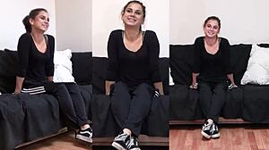 Pj Daniels Petite Brunette Chooses Camera Fucking Over Coffee Shop Work