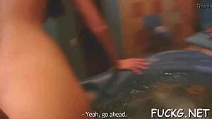 Spy-filmed fucking of legal age teen 18+ager in pickup blowjob and rough sucking