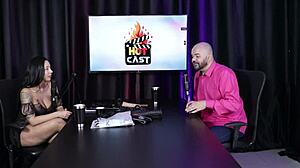 Paulo Avelar and Victoria Beatriz in Sheer Red Lingerie Cast