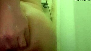 Intense Anal Fucking With Dildo In Shower