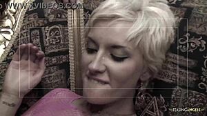 One Stiff Pecker Isn't Enough for Blonde Katie in Wild Double Penetration!