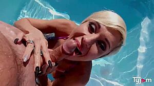 Big Tits Tanya Virago Gets Anal Assfucking Hardcore Sex at the Pool