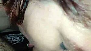 Latina Couple Enjoys Homemade Blowjobs.