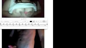 i watch yummy mrs masturbate on bed with cumshot oops