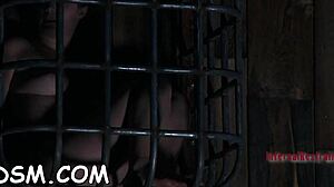 why is this hotty gagged and getting her clit pleasured?