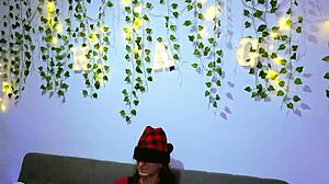 Christmas surprise with girlfriend and friend