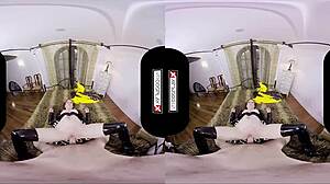 batgirl cosplay slut craves silly vr fuck! 🦇