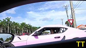 Petite Asian slut loses street race, gets fat cock in doggystyle.