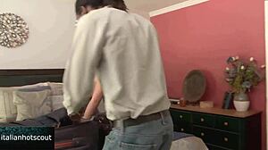 Wow, the sexy curvy blonde rides the gifted black cock hard!