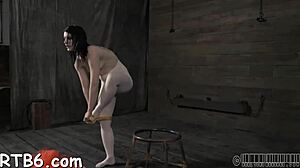 Restrained Beauty Punished With Hardcore Sex