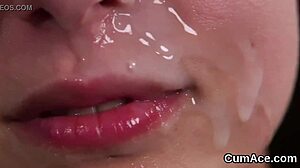 Foxy Peach Sucking Semen