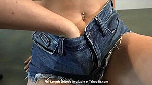 mae milano step sister helps with car